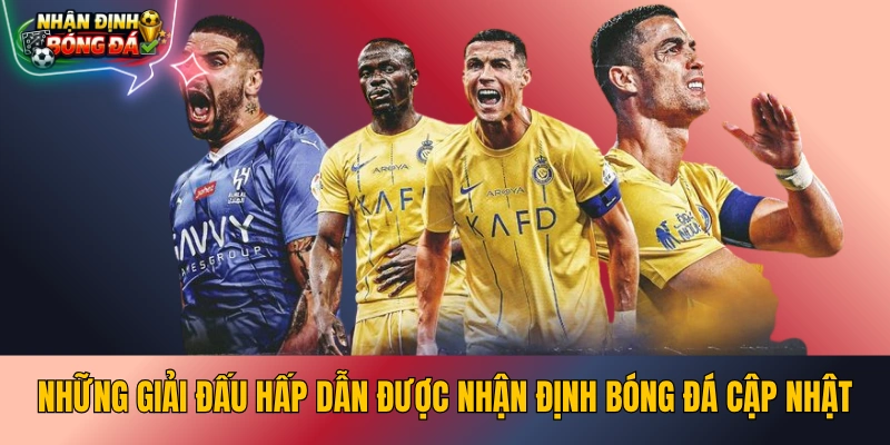 Những giải đấu hấp dẫn được nhận định bóng đá cập nhật